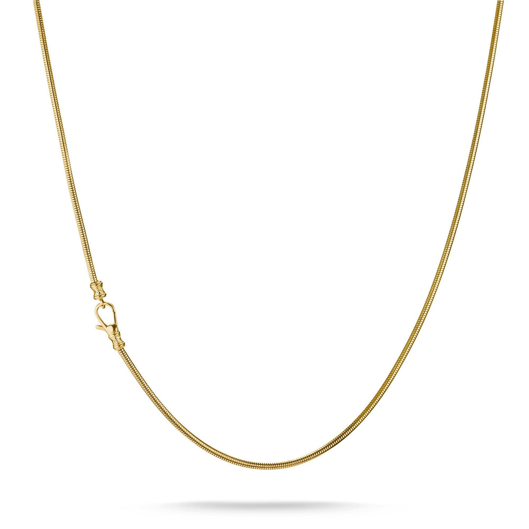 THOMAS SABO Gold-Tone Stainless Steel Snake Chain Necklace 2mm