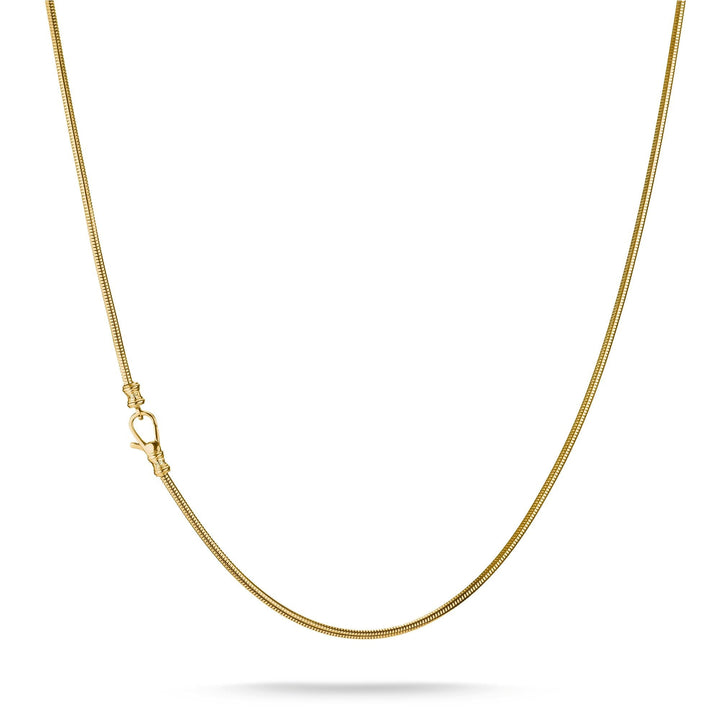 THOMAS SABO Gold-Tone Stainless Steel Snake Chain Necklace 2mm