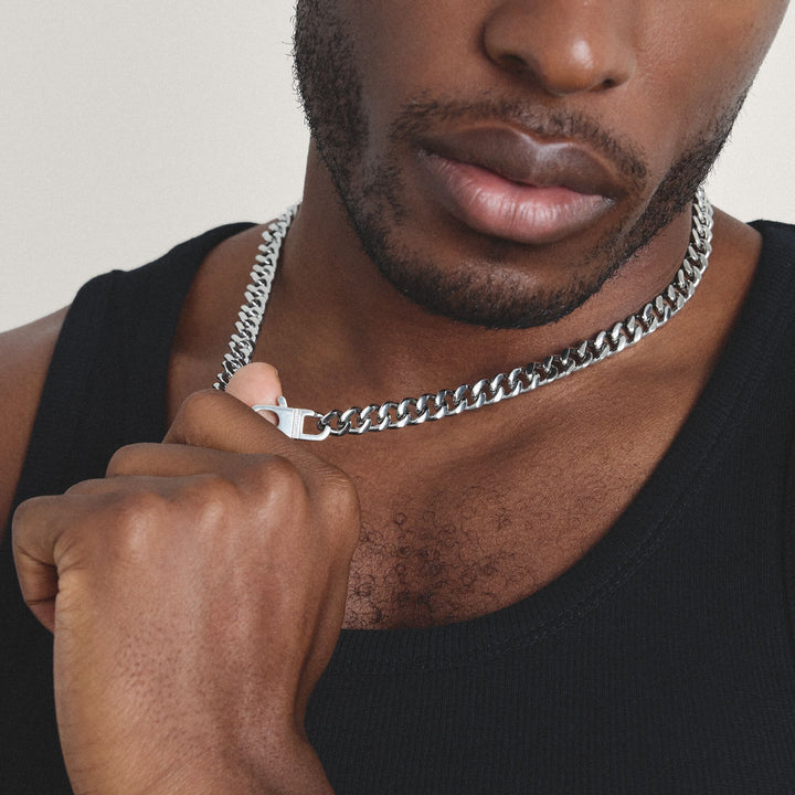 THOMAS SABO Stainless Steel Curb Chain Necklace 9mm
