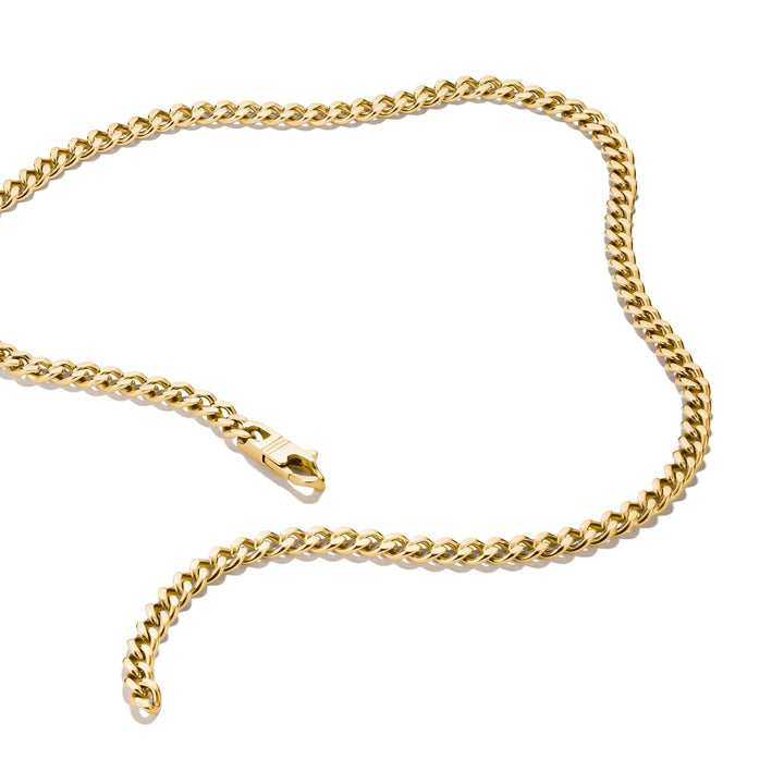 THOMAS SABO Gold-Tone Stainless Steel Curb Chain Necklace 7mm
