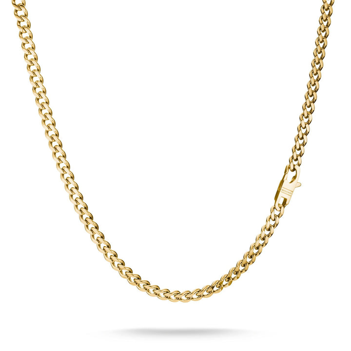 THOMAS SABO Gold-Tone Stainless Steel Curb Chain Necklace 7mm