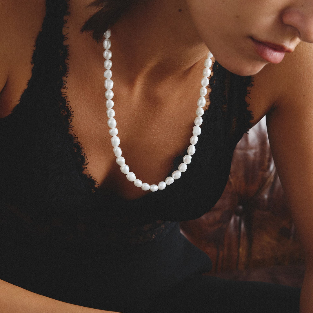 THOMAS SABO Stainless Steel Freshwater Pearl Necklace