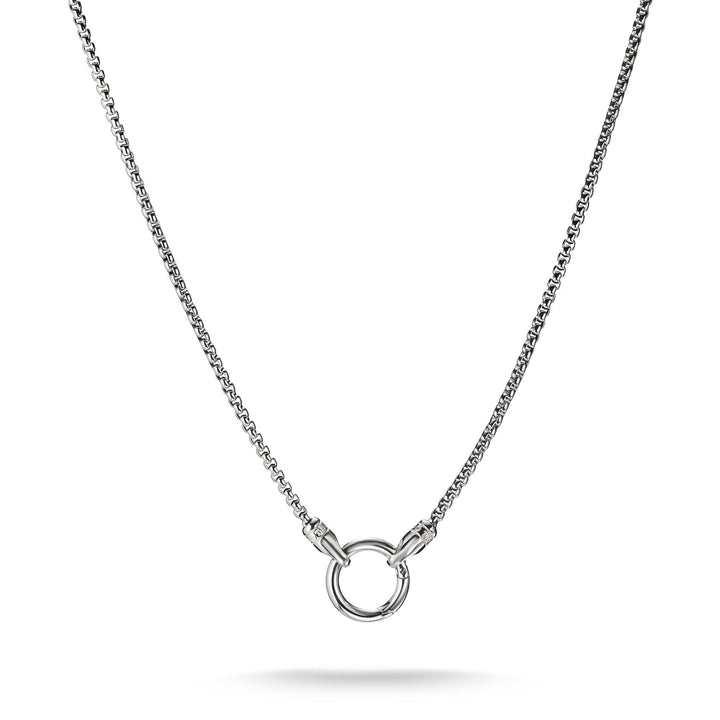 THOMAS SABO Stainless Steel Box Chain Necklace with Ring Clasp 2.7mm