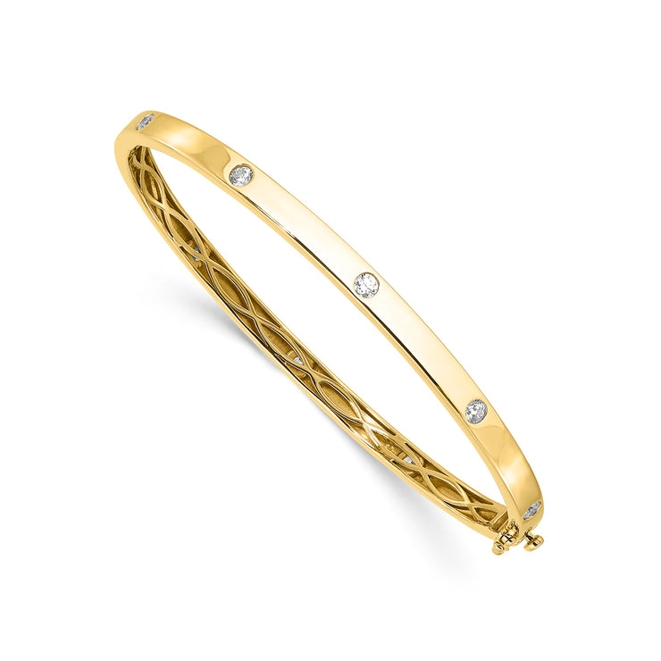 0.7ct Lab Grown Diamond Bracelet in 18K Yellow Gold | The Jewellery Boutique