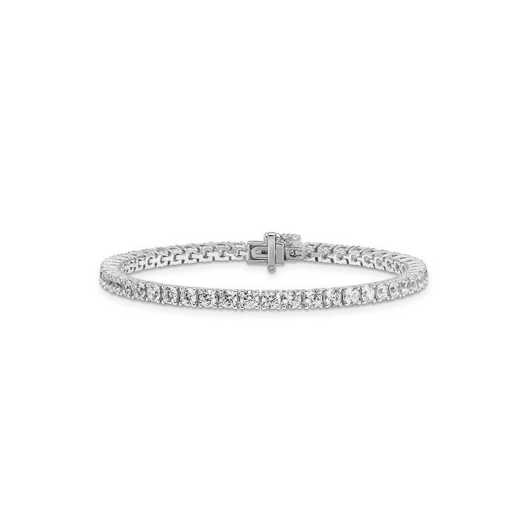 7ct Lab Grown Diamond Bracelet in 18K White Gold | The Jewellery Boutique