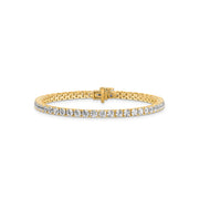 7ct Lab Grown Diamond Bracelet in 18K Yellow Gold | The Jewellery Boutique