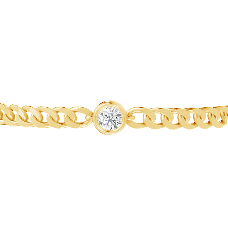 0.33ct Lab Grown Diamond Bracelet in 9K Yellow Gold