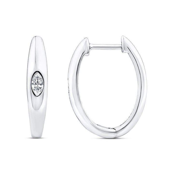 0.12ct Lab Grown Diamond Earrings in 9K White Gold