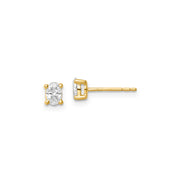 0.50ct Lab Grown Diamond Earrings in 9K Yellow Gold | The Jewellery Boutique