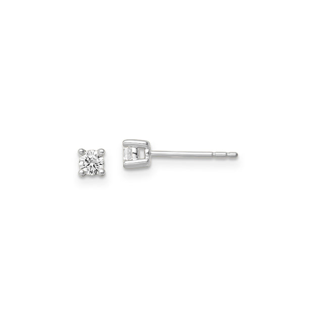 0.26ct Lab Grown Diamond Earrings in 9K White Gold | The Jewellery Boutique