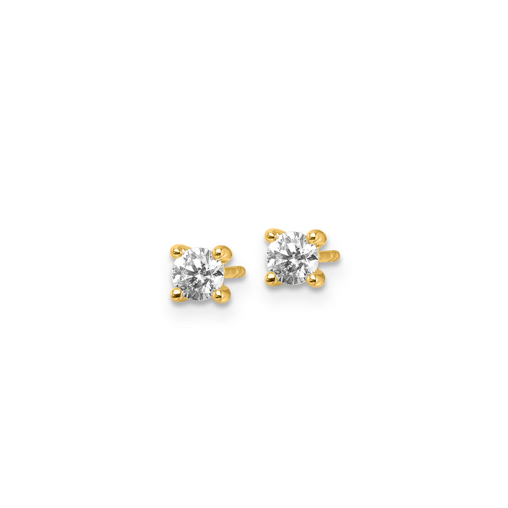 0.50ct Lab Grown Diamond Earrings in 9K Yellow Gold | The Jewellery Boutique