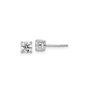 0.75ct Lab Grown Diamond Earrings in 9K White Gold | The Jewellery Boutique