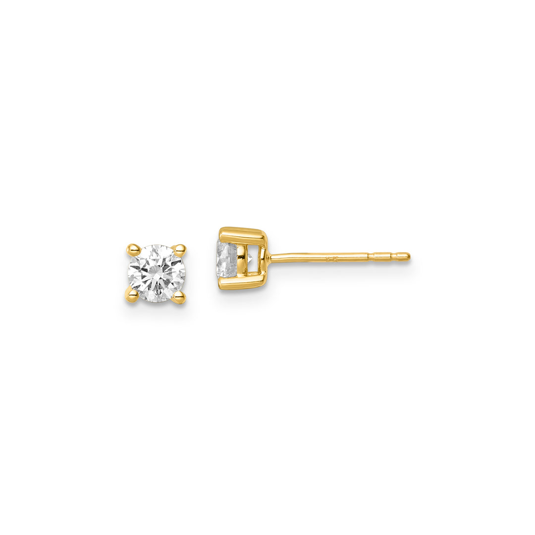 0.75ct Lab Grown Diamond Earrings in 9K Yellow Gold | The Jewellery Boutique
