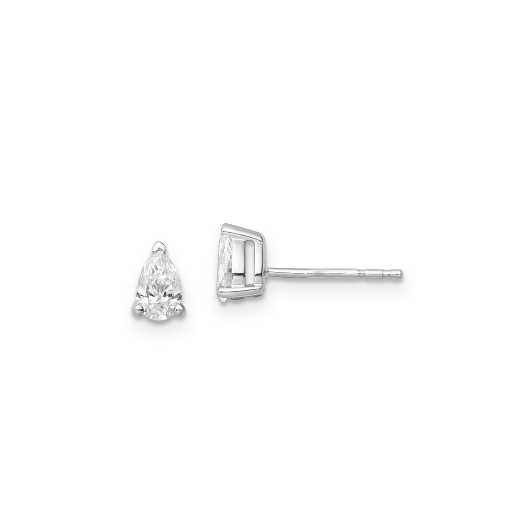 0.50ct Lab Grown Diamond Earrings in 9K White Gold | The Jewellery Boutique