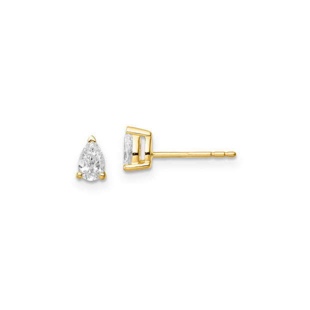 0.50ct Lab Grown Diamond Earrings in 9K Yellow Gold | The Jewellery Boutique