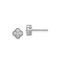 0.50ct Lab Grown Diamond Earrings in 9K White Gold | The Jewellery Boutique