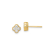 0.50ct Lab Grown Diamond Earrings in 9K Yellow Gold | The Jewellery Boutique