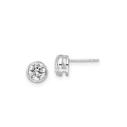 1.00ct Lab Grown Diamond Earrings in 9K White Gold | The Jewellery Boutique