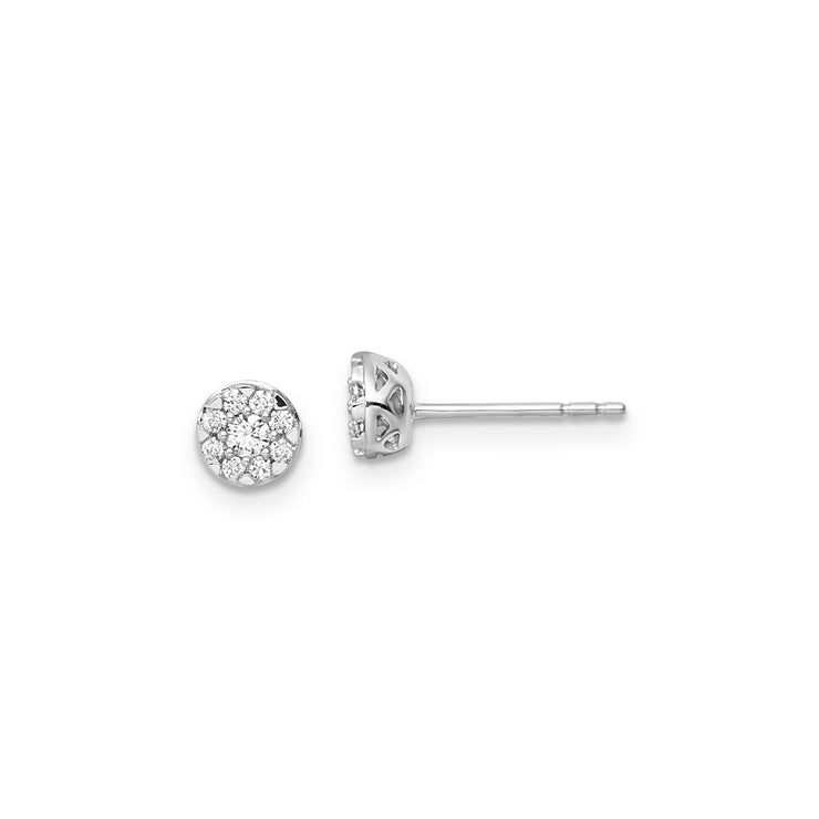 0.20ct Lab Grown Diamond Earrings in 9K White Gold | The Jewellery Boutique