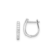 0.10ct Lab Grown Diamond Earrings in 9K White Gold | The Jewellery Boutique