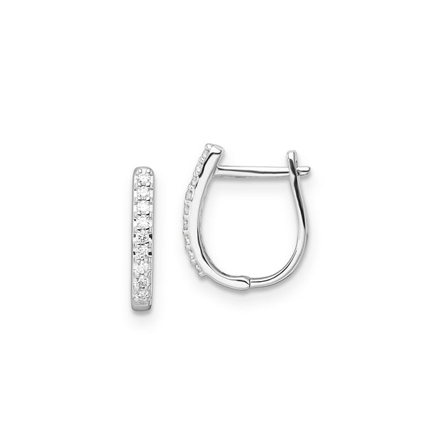 0.10ct Lab Grown Diamond Earrings in 9K White Gold | The Jewellery Boutique