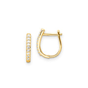 0.10ct Lab Grown Diamond Earrings in 9K Yellow Gold | The Jewellery Boutique