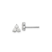 0.48ct Lab Grown Diamond Earrings in 9K White Gold | The Jewellery Boutique