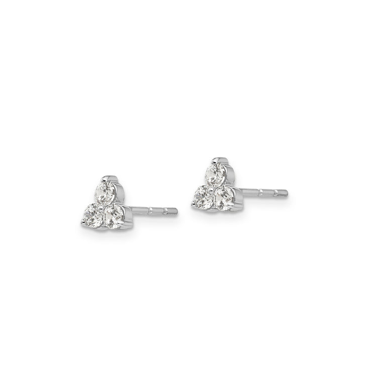 0.48ct Lab Grown Diamond Earrings in 9K White Gold | The Jewellery Boutique