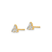 0.48ct Lab Grown Diamond Earrings in 9K Yellow Gold | The Jewellery Boutique