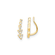 0.15ct Lab Grown Diamond Earrings in 9K Yellow Gold | The Jewellery Boutique