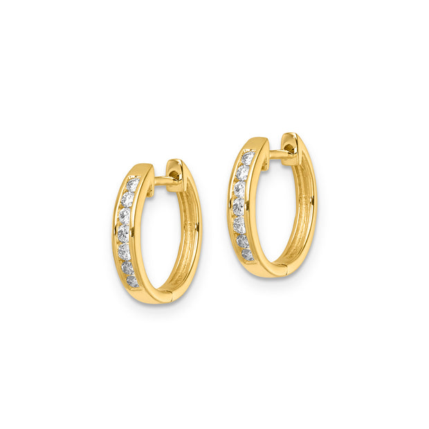 0.25ct Lab Grown Diamond Earrings in 9K Yellow Gold | The Jewellery Boutique