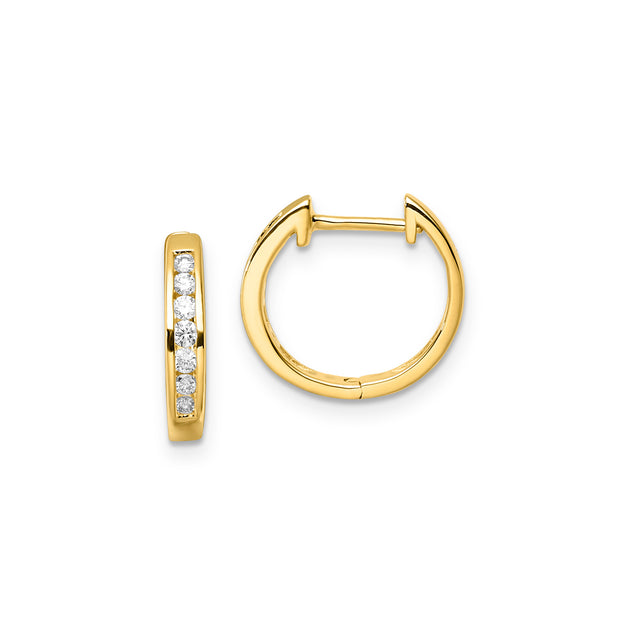 0.25ct Lab Grown Diamond Earrings in 9K Yellow Gold | The Jewellery Boutique