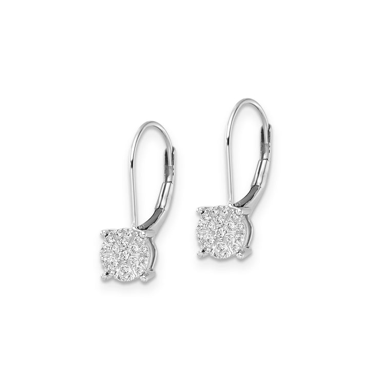 0.15ct Lab Grown Diamond Earrings in 9K White Gold | The Jewellery Boutique