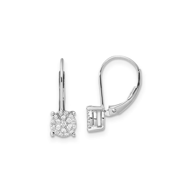 0.15ct Lab Grown Diamond Earrings in 9K White Gold | The Jewellery Boutique