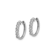 0.12ct Lab Grown Diamond Earrings in 9K White Gold | The Jewellery Boutique