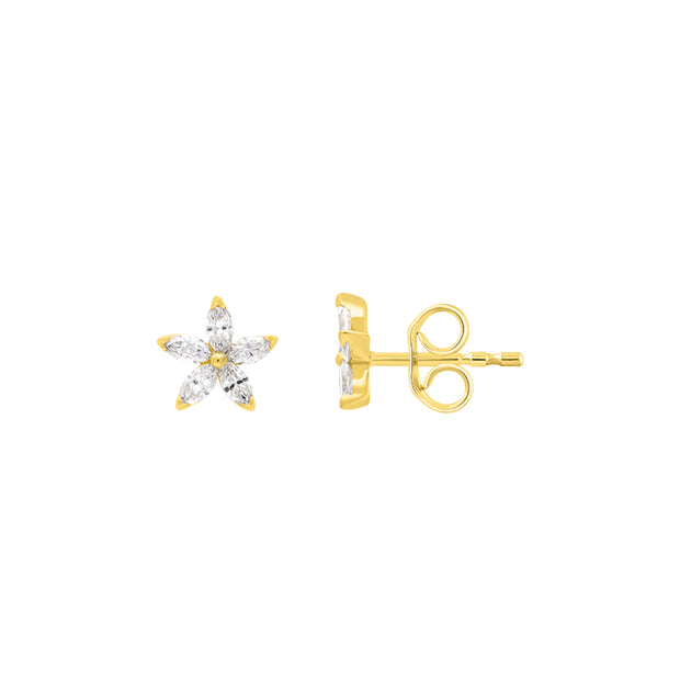 0.3ct Lab Grown Diamond Earrings in 9K Yellow Gold | The Jewellery Boutique