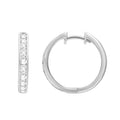 1.00ct Lab Grown Diamond Earrings in 9K White Gold