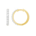 1.00ct Lab Grown Diamond Earrings in 9K Yellow Gold