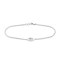 0.20ct Marquise Lab Grown Diamond Bracelet in 9K White Gold