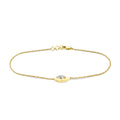 0.20ct Marquise Lab Grown Diamond Bracelet in 9K Yellow Gold