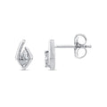 0.20ct Marquise Lab Grown Diamond Stud Earrings in 9K White Gold