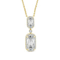 2.73ct Lab Grown Diamond Northern Ray Necklace in 18K Yellow Gold
