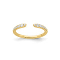 0.24ct Lab Grown Diamond Ring in 9K Yellow Gold | The Jewellery Boutique