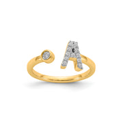 0.17ct Lab Grown Diamond Ring in 9K Yellow Gold | The Jewellery Boutique