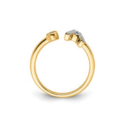 0.17ct Lab Grown Diamond Ring in 9K Yellow Gold | The Jewellery Boutique