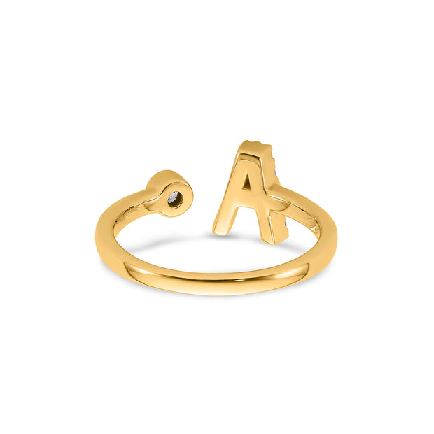 0.17ct Lab Grown Diamond Ring in 9K Yellow Gold | The Jewellery Boutique