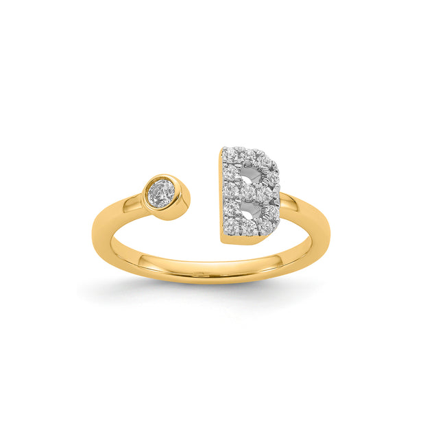 0.20ct Lab Grown Diamond Ring in 9K Yellow Gold | The Jewellery Boutique