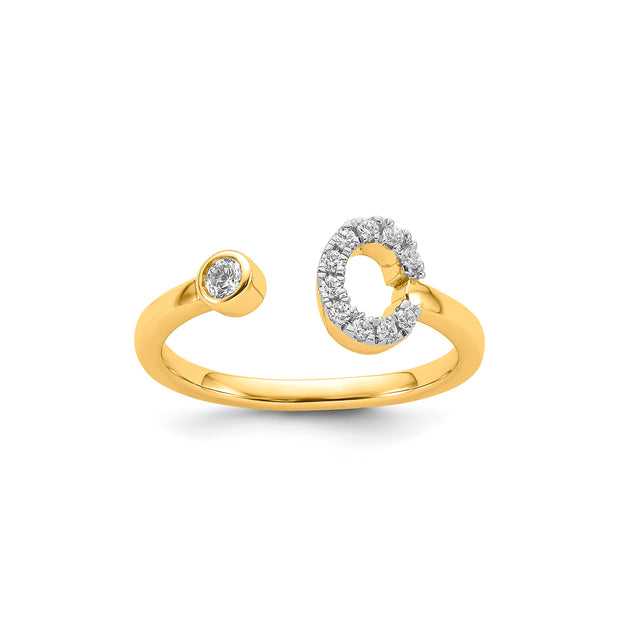 0.16ct Lab Grown Diamond Ring in 9K Yellow Gold | The Jewellery Boutique