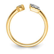 0.15ct Lab Grown Diamond Ring in 9K Yellow Gold | The Jewellery Boutique