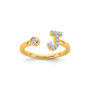 0.15ct Lab Grown Diamond Ring in 9K Yellow Gold | The Jewellery Boutique